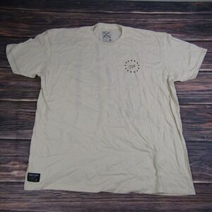 Howitzer Patriot Mens 3XL Beige T Shirt Military USA America We The People